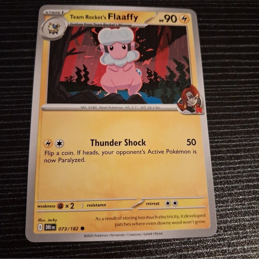Team Rocket's Flaaffy 073/182 Sv10: Destined Rivals Regular